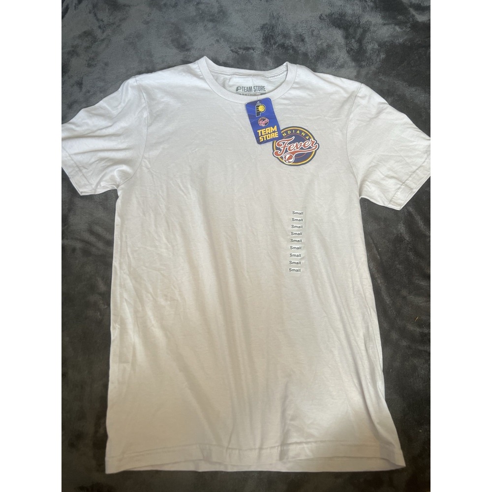 NWT Caitlyn Indiana Fever T Shirt Basket Ball Logo Men Small Women M Unisex